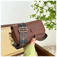 Bolso Bandolera De Cuero PU Amplio Y Cómodo Para Mujer Estilo Casual Con Correa Cruzada Hebilla De Cierre Tamaño Small Para Regalos - details 8
