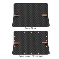 Cubierta De Nieve Para Coche Protección Contra El Frío Y La Congelación Parabrisas Delantero Sombrilla De Verano Material PVC Fleecy Para Invierno - details 9