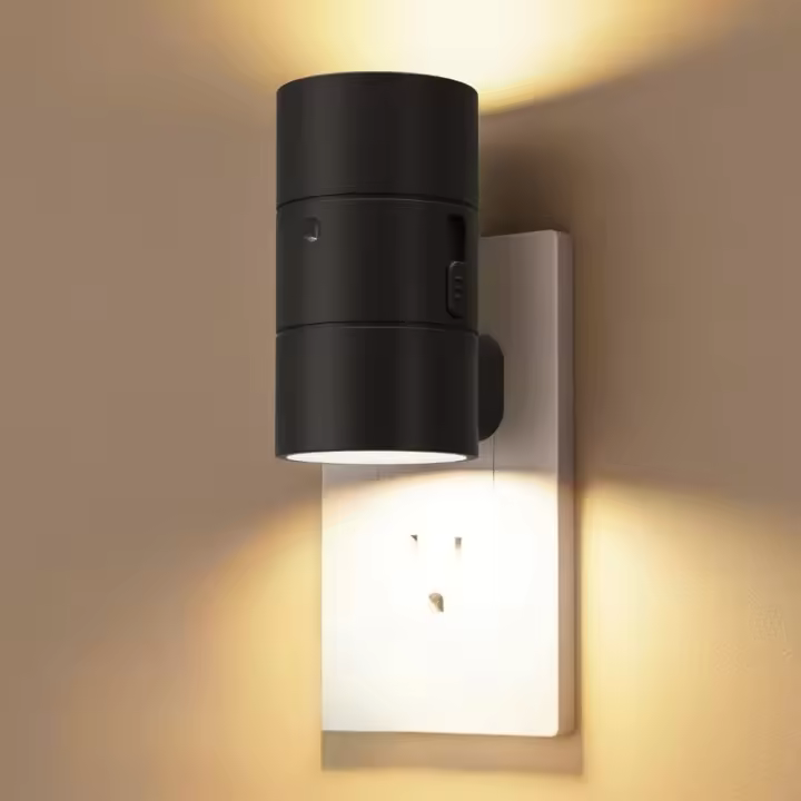 Luces Nocturnas Ajustables Con Sensor De Luz Y Dimmer Para Pared En Pack De 1/2/4 Uso Ideal Para Pasillo Y Dormitorio - 1
