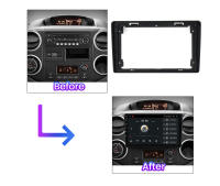 Adaptador De Marco Para DVD Head Unit Player De 9 Pulgadas Para Citroen Berlingo 2 B9 2008-2019 Canbus Box Decoder - details 1
