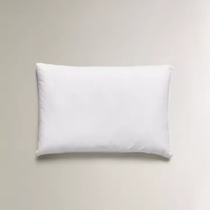 Almohada de Plumas Reversible con Doble Relleno de Pluma y Plumón y de Otra Cara Microfibra - Confort Natural y Suavidad para un Descanso Personalizado - Firmeza media - 1