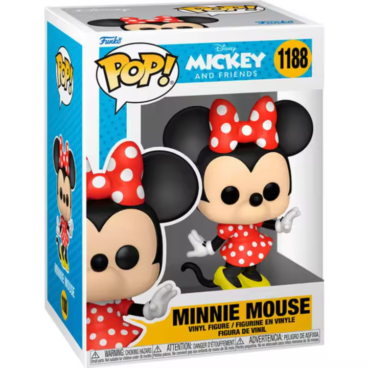 Funko - Figura Pop Disney Classics Minnie Mouse - Funko Pop Coleccionable De Edición Limitada - Funko Pop Diseño Detallado Y Realista - Funko Pop Ideal Para Regalo - Funko Pop Gran Variedad De Personajes - 1
