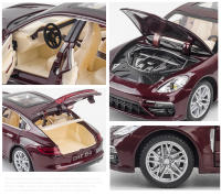 Coche De Deporte Porsche Panamera a Escala 1:24 Con Sonido Y Luz Modelo Metálico De Aleación Juguete De Colección Para Niños - details 3