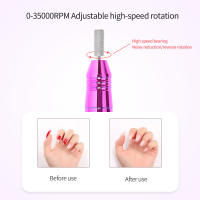 LULAA Máquina De Uñas Eléctrica Conjunto De Herramientas Para Manicura Y Remoción De Polvo De Gel Con Corte De Acero Inoxidable Velocidad Sin Carga De 35000rpm - details 5