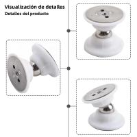 1 Pcs Stop De Puerta Magnético Duradero Para Hotel Y Hogar Fuerte Y Silencioso Antigolpes De Silicona Para Puerta - details 5