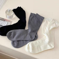 Calcetines Lolita Para Mujer 2024 Calcetines De Rodilla Preppy Casual Verano Medio Tubo De Coton Material Suave Y Transpirable Pack De 2 - details 2