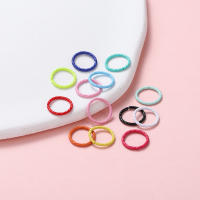 50pcs Anillos De Salto De Metal En Colores Para La Creación De Joyas Y Bolsas De Llaveros 8/10/12mm Conector DIY - details 9
