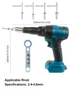 Pistola De Soldadura Eléctrica Sin Cable 18V Con Luz LED Para Herramientas Eléctricas Domésticas 2.4-4.8mm Compatible Con Makita (Batería No Incluida) - details 6