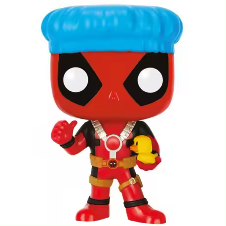Funko Pop! Marvel - Deadpool (Bath Time - Shower Cap & Ducky) #114 MARVEL Descatalogado / Rare / Marca: Funko - 1