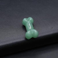Statua De Piedra Natural En Forma De Hueso De Perro Cristal Carving Adorno Para Joyería DIY Decoración De Hogar Piedra Curativa - details 6