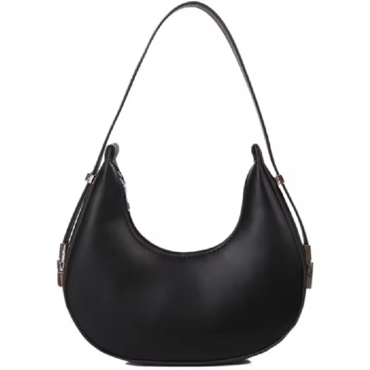bolsa de axilas cosméticos bolsa de maquillaje bolso de axila negrobolsas de - 1