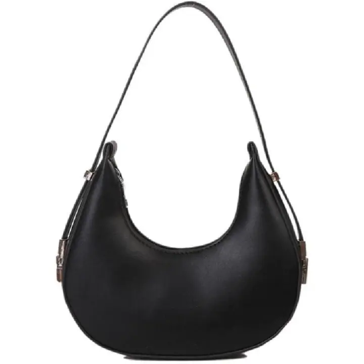 bolsa de axilas cosméticos bolsa de maquillaje bolso de axila negrobolsas de - 1