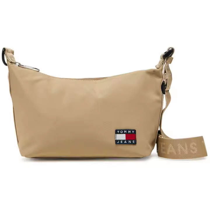 Bolso Tommy Jeans Daily Shoulder para mujer en color beige - 1
