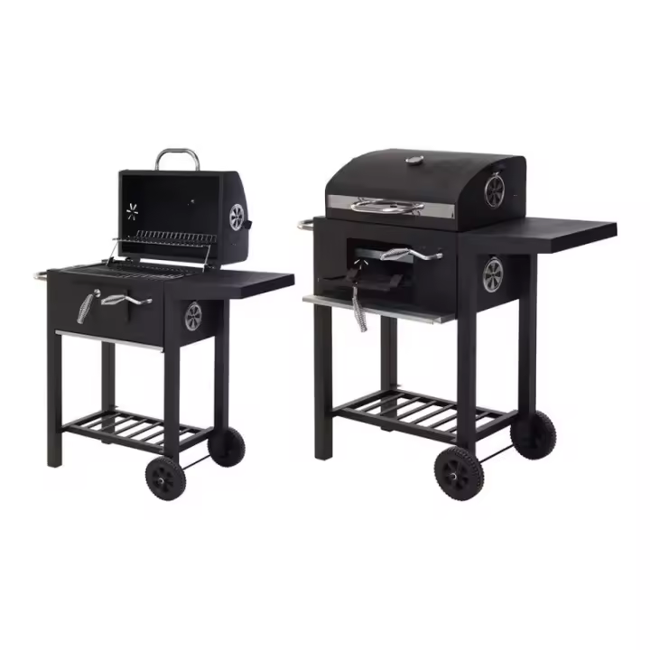 Barbacoa de Carbon con Tapa 96xd36xl48,5cm EDM 73863 - Accesorios para Barbacoas - 1