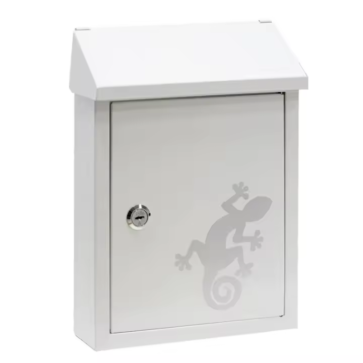 ARREGUI Smart Graphic Buzón Exterior de Acero Tamaño S (Correo DIN A5) | con Serigrafía Decorativa | Buzón de Pared Pequeño | Buzón con Boca Trasera Recogecartas - 1