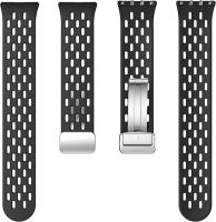 Correa De Silicona Magnética Transpirable Para Reemplazo De Pulsera Samsung Galaxy Fit 3 SM-R390 Compatible Con Marcas De Relojes Deportivos - details 3