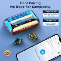 Auriculares Bluetooth M10 inalámbricos intrauditivos de Alta Potencia resistentes al agua para correr auriculares F9 de Lara duración - details 1