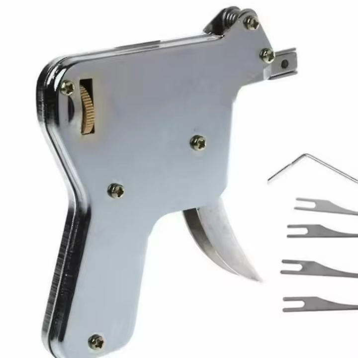 Gun para abrir ceraduras, pistol para abrir Puertas/Cerraduras, juego de Selecciones para cerraduras de cerajería (1 Juego, multicolor) [Kk] - 1
