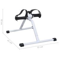 vidaXL Máquina de cardio pedalear mini - details 5