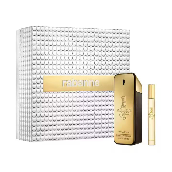 Paco Rabanne 1 Million Eau de Toilette Set Regalo para Hombre 100ml + 10ml Mini Size - 1