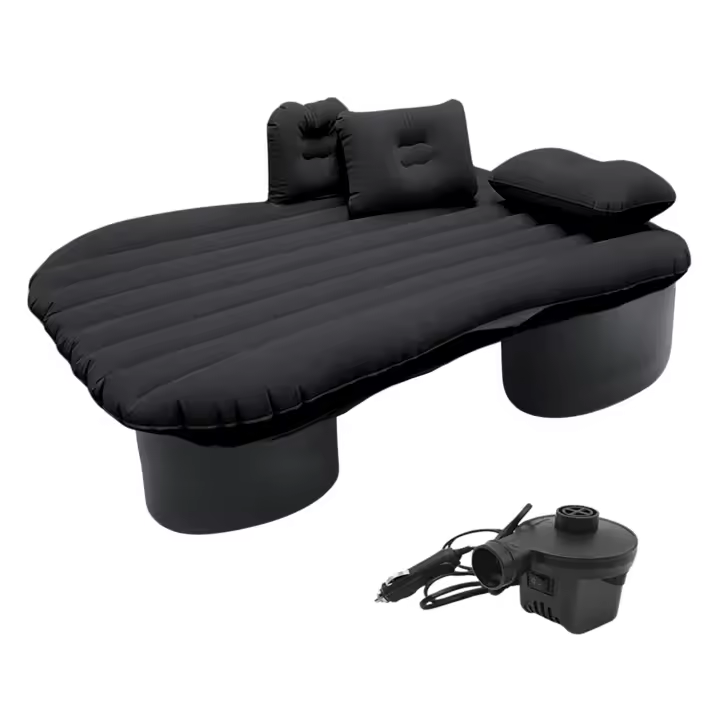 MAGIC SELECT Colchón para Coche Hinchable. Colchoneta Inflable. Cama Plegable Portátil y Multifuncional para Asiento Trasero con Bomba de Aire + 2 Almohadas. Sofá de Aire con Inflador para Viaje y Camping. - 1
