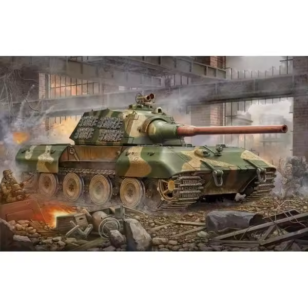 TROMPETISTA 00384 ALEMÁN Y 100 TANQUE SUPER PESADO 1/35 - 1