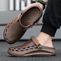 Sandalias Masculinas De Color Sólido EVA Para La Playa Y Viajes Ligeros Y De Secado Rápido Zapatos Casuales Para Hombres - details 7