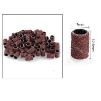 100pcs Banda De Arte De Uñas Con 4 Grados De Fijación 60# 120# 180# 240# Anillo De Pulido Para Máquina Eléctrica Accesorios De Manicura Herramienta De Corte De Uñas - details 4