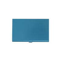 Caja De Metal Para Tarjetas De Negocio Creativa Aluminio Múltiples Colores Porta Tarjetas De Crédito Y Identificación Unisex - details 3