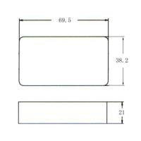 Cubierta De Bobina De Guitarra Eléctrica Cerrada Duradera 2 PCS Para Instrumentos De Cordas Reemplazo Negro - details 5