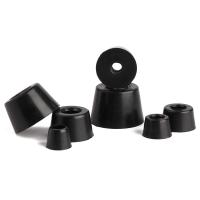 10 Piezas De Pies Para Muebles Negros Protección De Piso Antideslizante Para Speaker Cama Mesa Caja Padded Shock Absorber Partes De Muebles - details 4