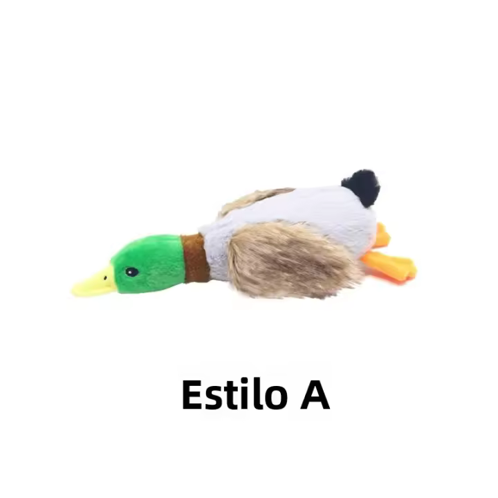 Juguete De Masticar Para Perros Interactivo De Peluche Delfín Sonoro Divertido Para Pequeños Y Medianos Perros Suministros De Mascotas - 1