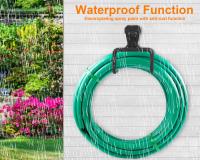 2 piezas de colgador de Manguera Resesto para almacenamiento de Manguera de Jardín, soporte de Manguera de Agua Negro para montaje en pared exterior, Carrete de Manguera de Jardín, soporte para Manguera de Jardín - details 4
