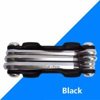 Kit De Herramientas De Reparación De Bicicleta Multifuncional Portátil 7 En 1 Láminas De Aleación De Acero Ajustable Allen Hexagonal Para Ciclismo Y Montañismo - details 2