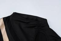 Vestido Mini De Noche De Mujer Dulzura 2024 Manga Larga Estilo Club Callejero Bodycon Negro Ajustado Para Fiesta Y Negocios - details 13