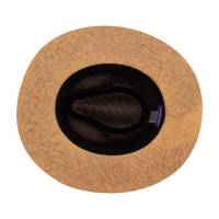 Kebedo Moda Sombrero de Paja Panamá de Verano Plegable UPF 50, Gorro Hombre, Mujer de Playa, Sombrero Unisex para el Sol, Playa, Viaje, Fiesta, Piscina, Fedora de ala Ancha Marrón Talla única ajustable 58-59CM - details 4