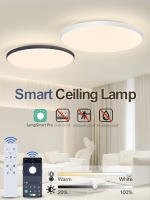 Lámpara De Techo LED Inteligente MANVIV Con Control Remoto/App Luz Dimmerable Decoración Para El Hogar Y Habitaciones Modernas Incluye Bombillas - details 0