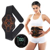 Masajeador de Músculo ABS Estimulador Eléctrico Cinturón de Ejercicio Abdominal Reducción de Grasa y Celulitis - details 0