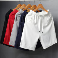 Shorts Casuales Para Hombre Transpirables Y Sueltas Para Playa Pantalones De Fitness Y Baloncesto Cómodos De Color Sólido Talla Media Longitud De Pierna Medio Cierre Elástico - details 1