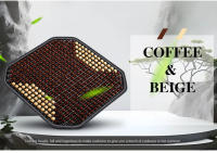 Almohadilla De Asiento De Madera Para Verano Cómoda Y Transpirable Multi-uso Para Comodidad En Todas Las Situaciones - details 13