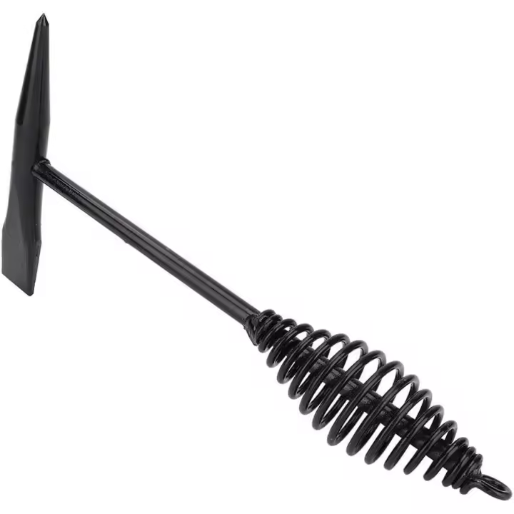 Martillo de soldadura con mango de resorte helicoidal, herramienta de soldadura con martillo de soldadura (432G) - 1