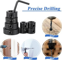 Juego De Anillos De Profundidad Para Broca Ajustable Con Llave Allen Herramienta De Carpintería Juego De 9 Piezas - details 11