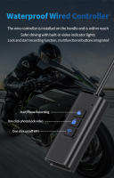 Cámara De Motocicleta DVR WiFi 1080P+1080P Visión Trasera Completa HD Impermeable Con GPS Grabador Negro Box Dual Lente - details 9