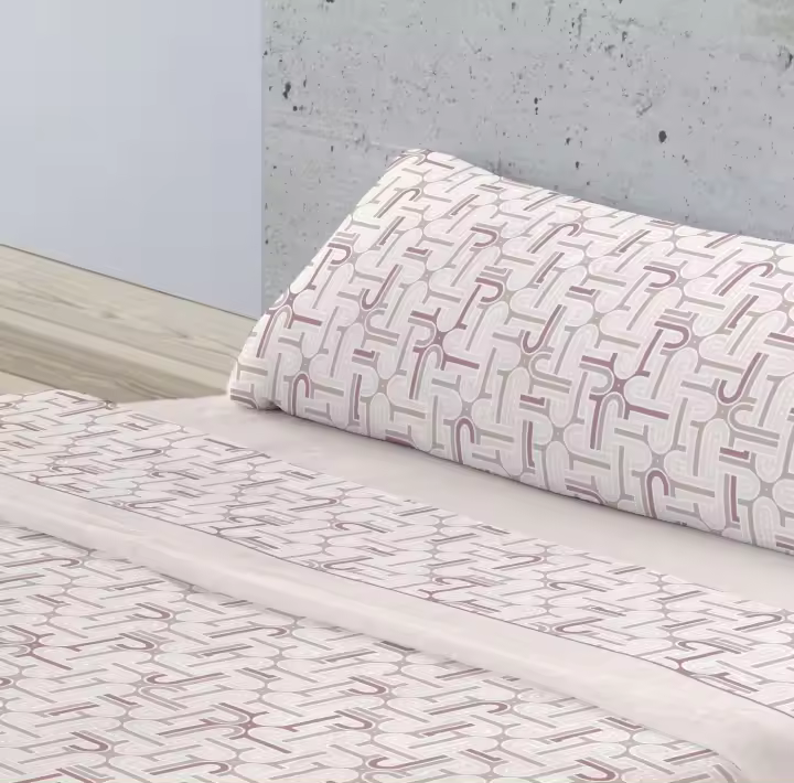 Donegal Collections - Juego De Sábanas Colección Estampado Tres Piezas 50% Algodón y 50% Poliéster - Disponible para Cama De 90cm, 105cm, 135cm y 150cm - Sábanas de verano, primavera y entretiempo - Calidad extrasuave y ligera - 1