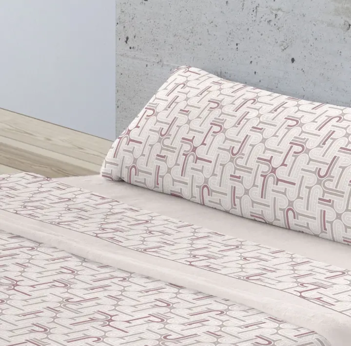 Donegal Collections - Juego De Sábanas Colección Estampado Tres Piezas 50% Algodón y 50% Poliéster - Disponible para Cama De 90cm, 105cm, 135cm y 150cm - Sábanas de verano, primavera y entretiempo - Calidad extrasuave y ligera - 1