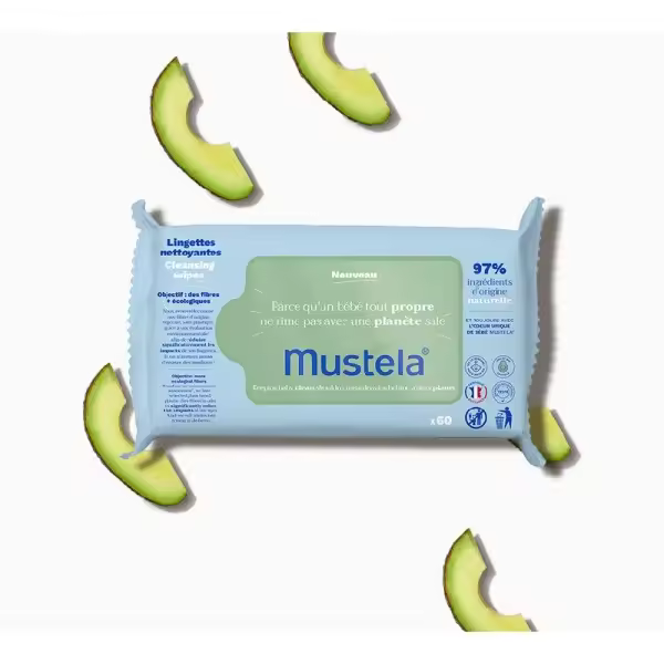 Toallitas Dermosuavizantes Mustela 70 Uds 194753 EXPANSCIENCE - 1