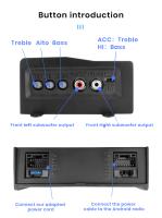 Junsun-AMPLIFICADOR DE POTENCIA DSP para coche procesador de Audio agudos graves especiales para mejorar la calidad del sonido Subwoofer de Audio 4x47W - details 6