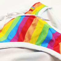 Bragas De Natación Para Hombre En Blanco Con Estampado De Bandas Sport Y Playa Moda Verano Material Poliéster Y Spandex - details 10