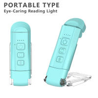 Nueva luz de lectura con clip para libro, luz nocturna con carga USB, lámpara de mesa con clip portátil, protección para los ojos, mini luz LED para libro con tarjeta - details 12