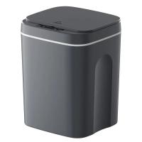 Basurero Inteligente Sensor Automático 16L Para Cocina Y Baño Impermeable Con Tapa Bin De Residuos Domésticos Eléctrico - details 1